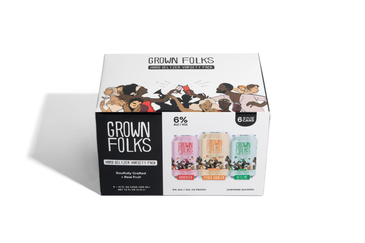 Grown Folks Hard Seltzer-Variety Pack